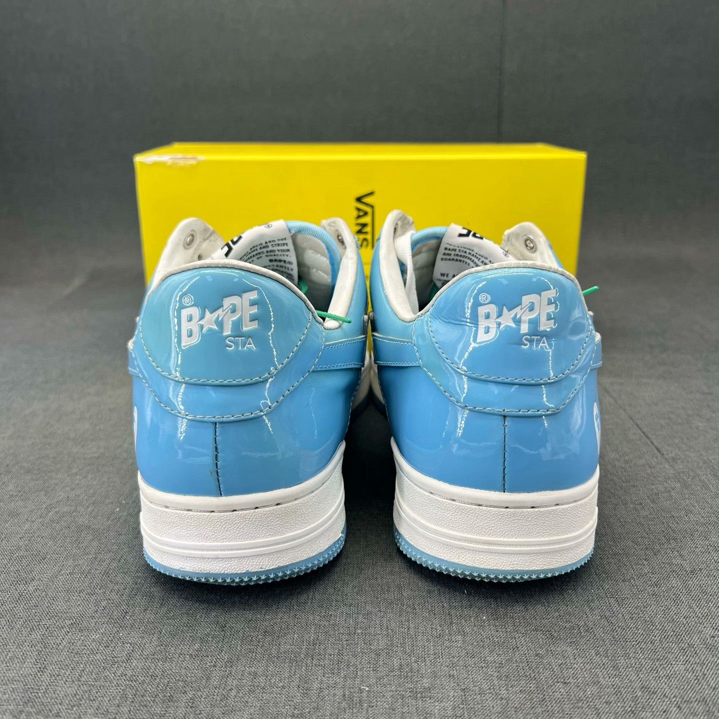 Bape Bape Patent Blue Lowtop Sneakers 45 Men Size US 11.5 / EU 44-45 - 6 Thumbnail