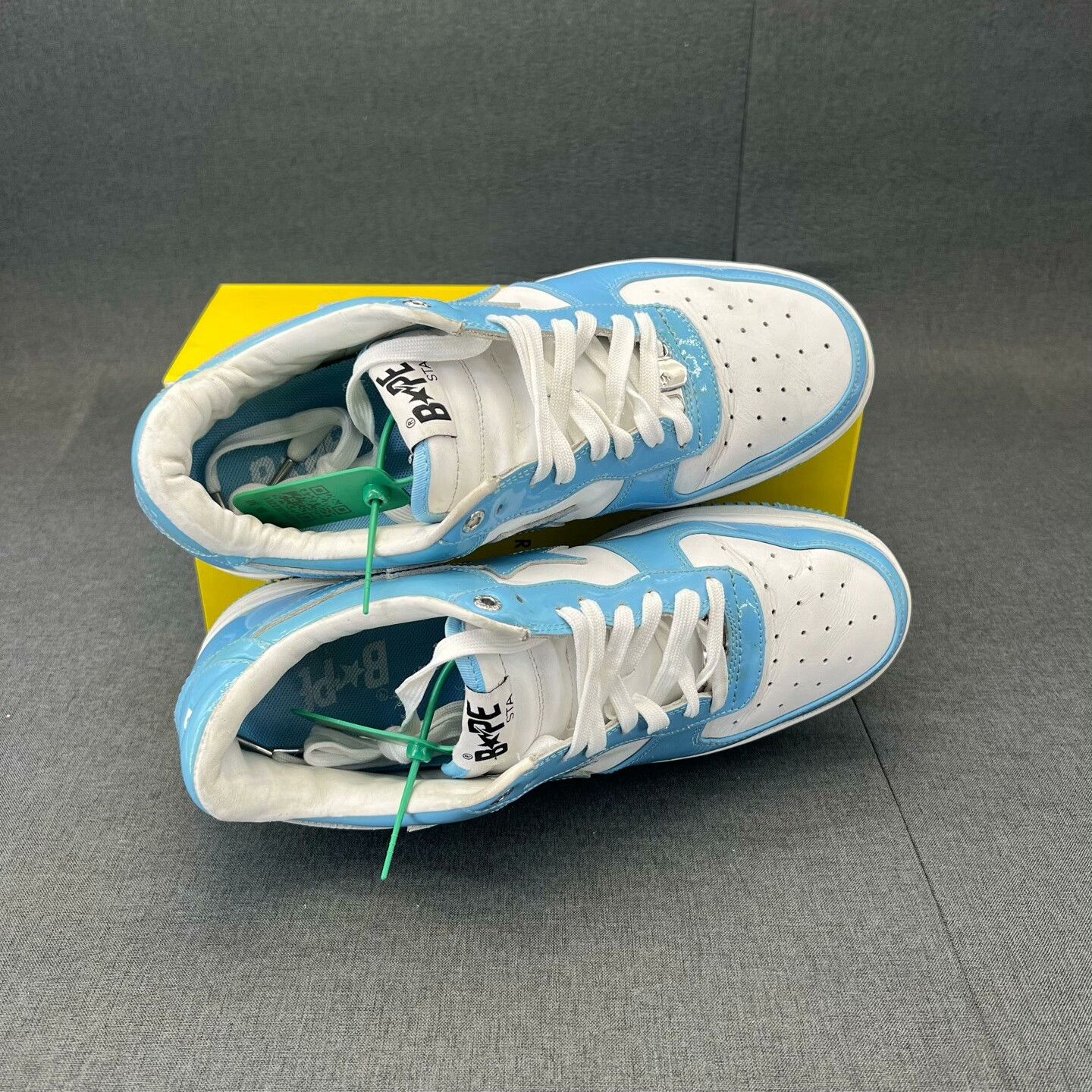 Bape Bape Patent Blue Lowtop Sneakers 45 Men Size US 11.5 / EU 44-45 - 5 Thumbnail