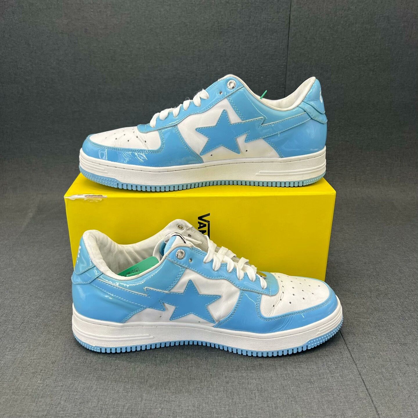 Bape Bape Patent Blue Lowtop Sneakers 45 Men Size US 11.5 / EU 44-45 - 3 Thumbnail