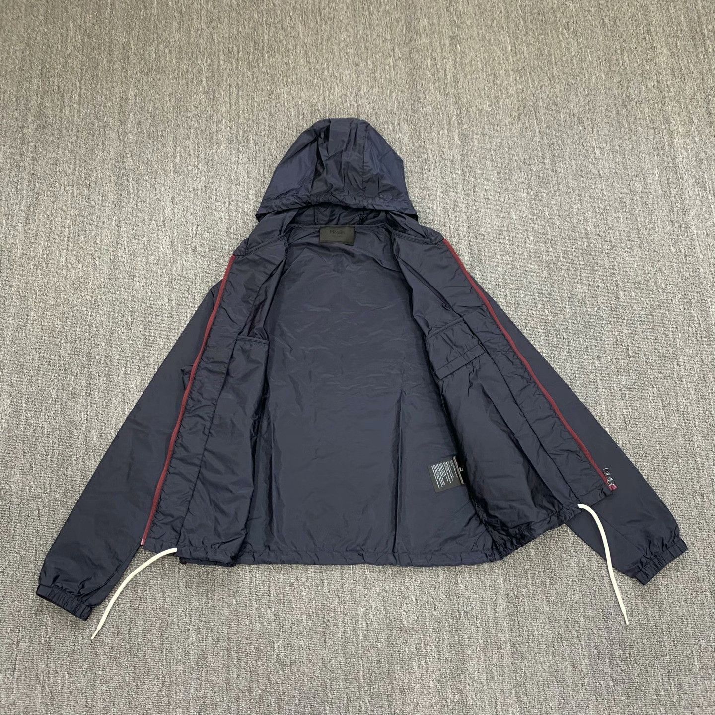 Prada Prada Nylon Blue Light Jacket 25 Men Size US XS / EU 42 / 0 - 7 Thumbnail