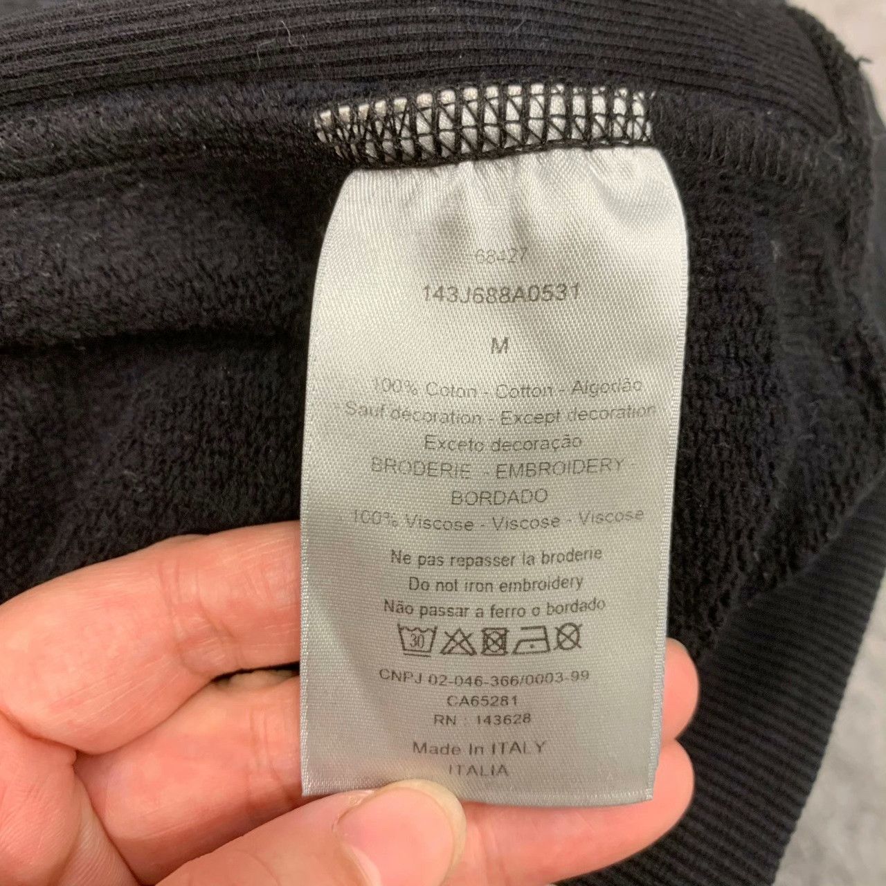 Dior Dior Black Hoodie M Men Size US M / EU 48-50 / 2 - 5 Thumbnail