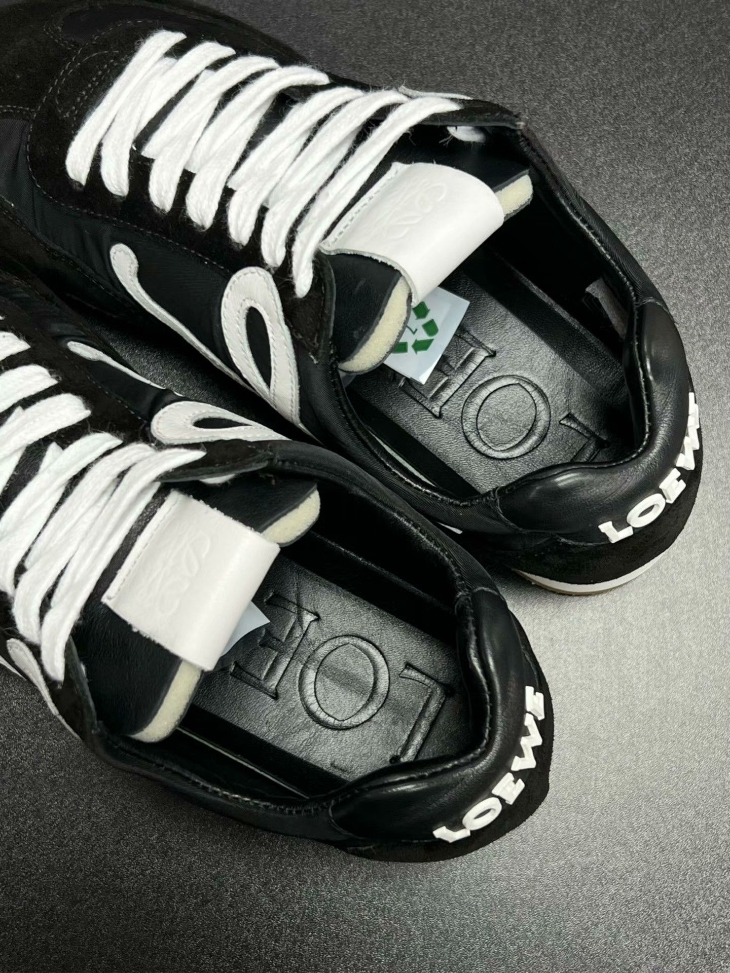 Loewe Loewe Running Black Lowtop Sneakers 37 Women Size US 6.5 / IT 36.5 - 4 Thumbnail