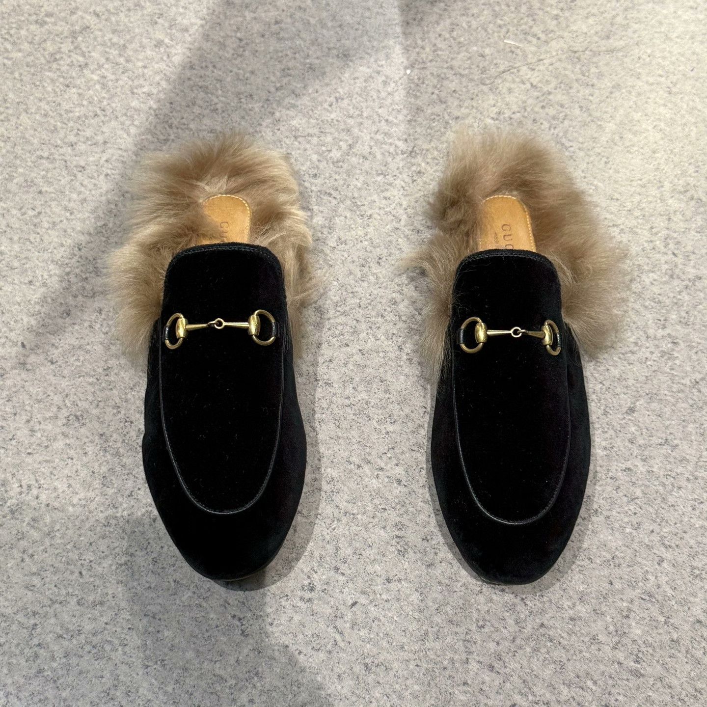 Gucci Gucci Velvet Black Sandals 39 Women Size US 8.5 / IT 38.5 - 5 Thumbnail