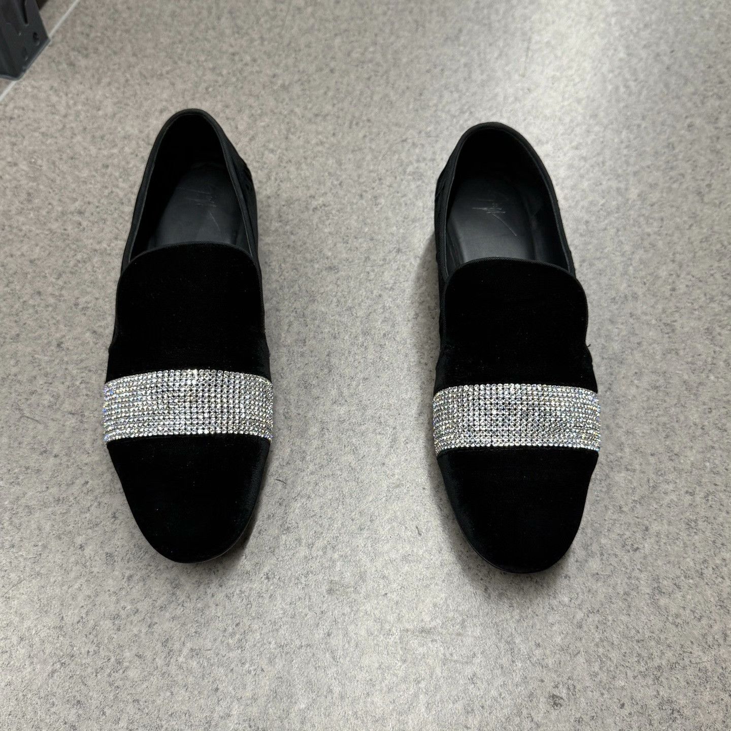 Giuseppe Zanotti Giuseppe Zanotti Velvet Black Lowtop Sneakers 39 Men Size US 6.5 / EU 39-40 - 5 Thumbnail