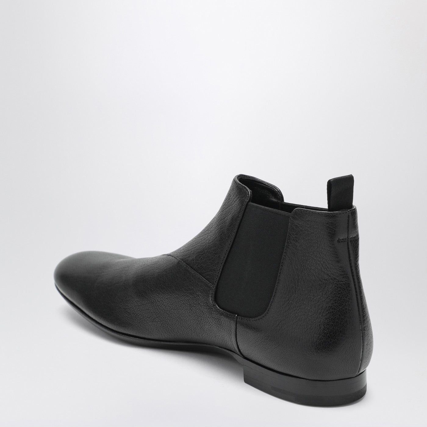 Prada Prada Black Leather Chelsea Boots Size US 10.5 / EU 43-44 - 2 Thumbnail
