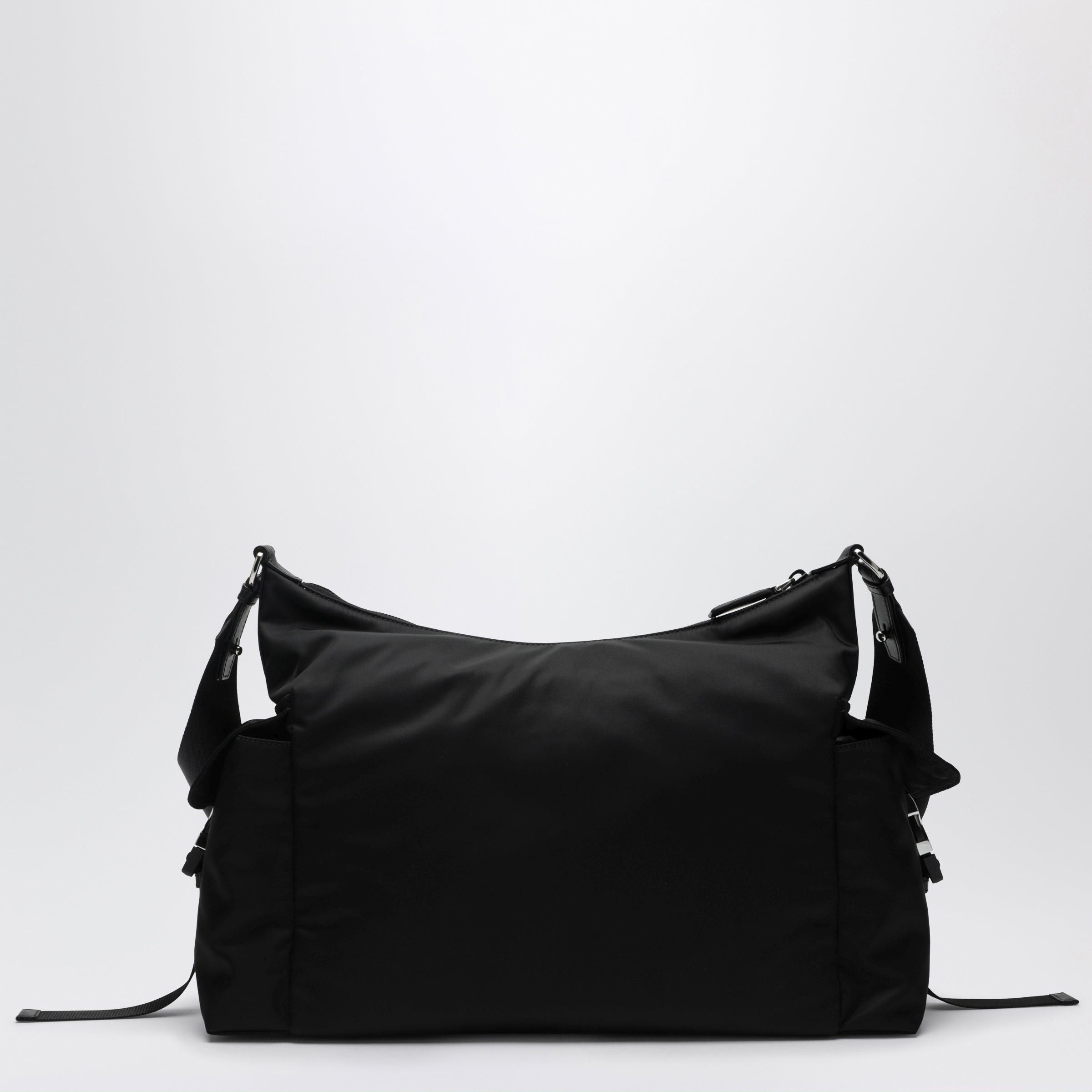 Prada Prada Black Prada Explore Bag In Re-Nylon And Leather By Prada Size ONE SIZE - 2 Thumbnail