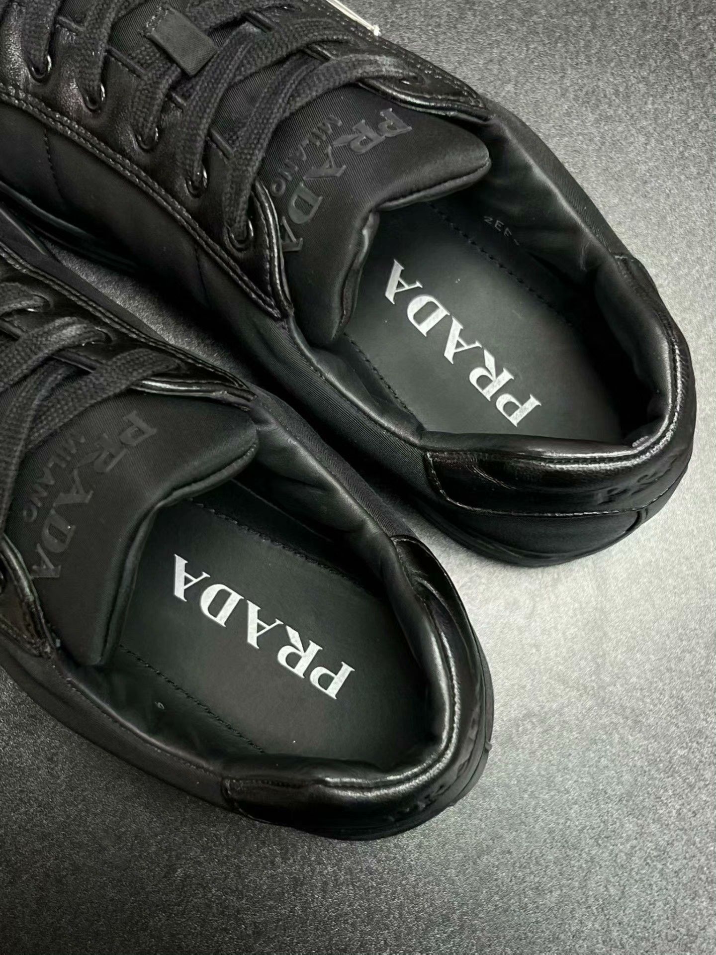 Prada Prada Down Black Lowtop Sneakers 41 Men Size US 8.5 / EU 41-42 - 4 Thumbnail