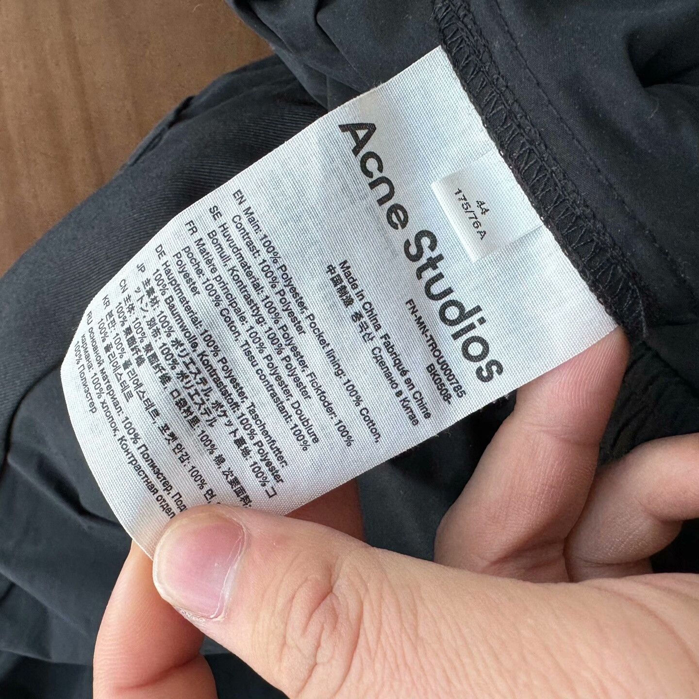 Acne Studios Acne Studios Casual Black Casual Pants 42 Men Size US 42 / EU 58 - 5 Thumbnail