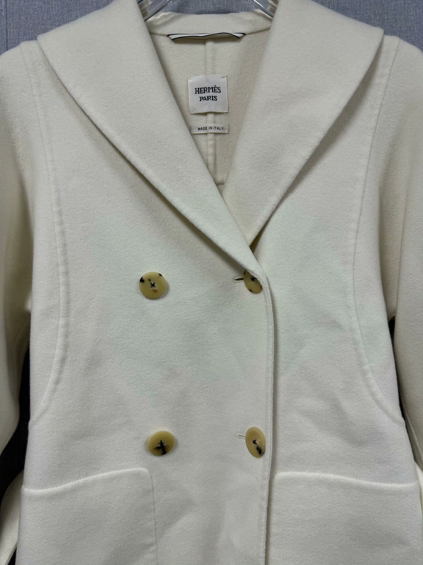 Hermes Hermes White Coat 36 Women Size S / US 4 / IT 40 - 4 Thumbnail