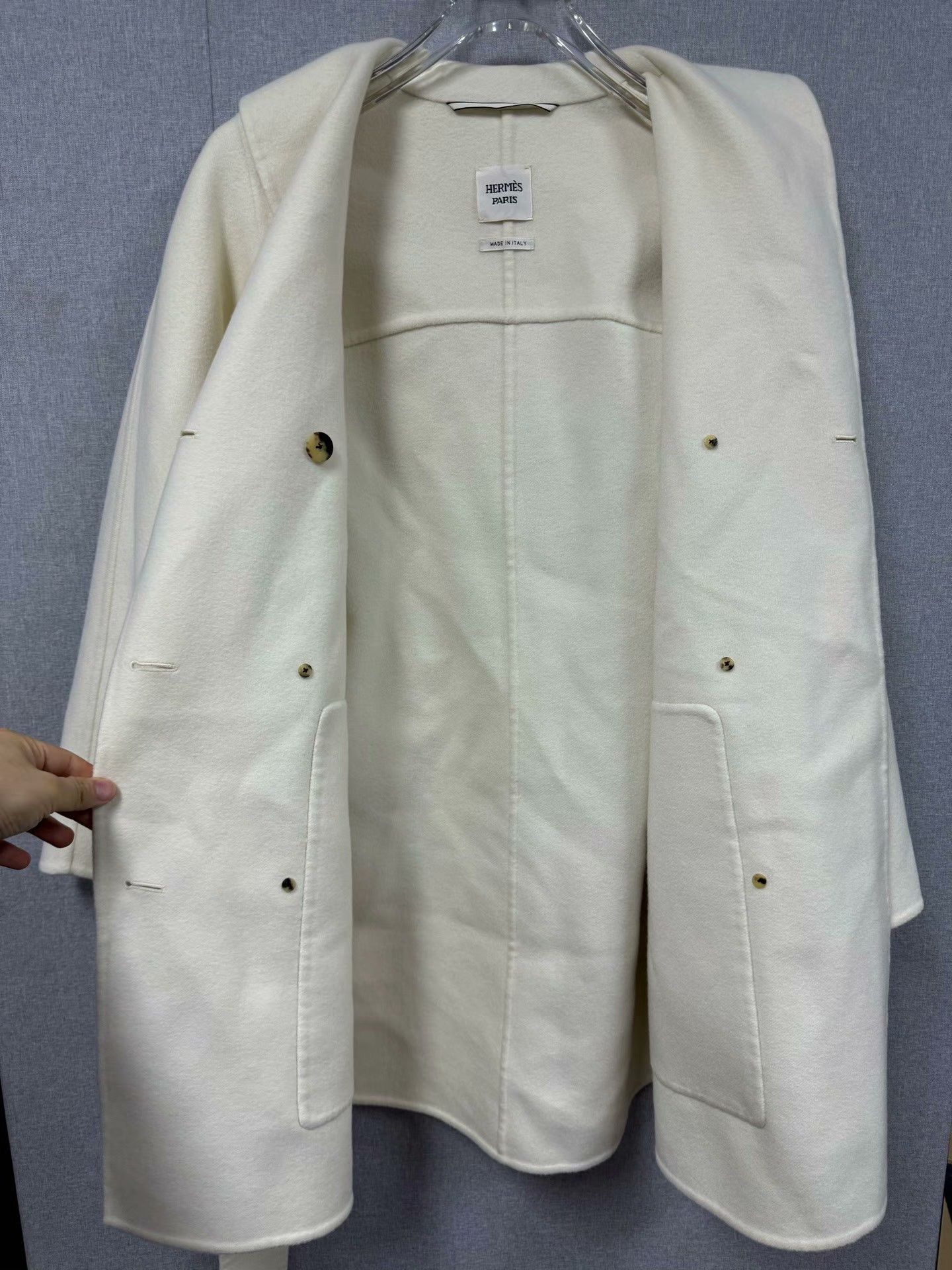 Hermes Hermes White Coat 36 Women Size S / US 4 / IT 40 - 6 Thumbnail