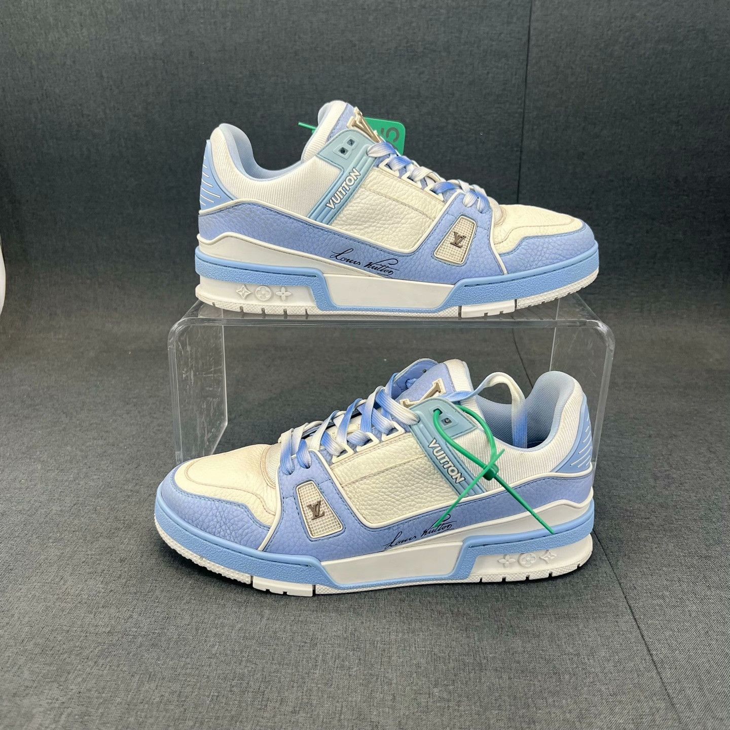 Louis Vuitton Louis Vuitton Training Blue Lowtop Sneakers 41 Men Size US 8.5 / EU 41-42 - 2 Thumbnail
