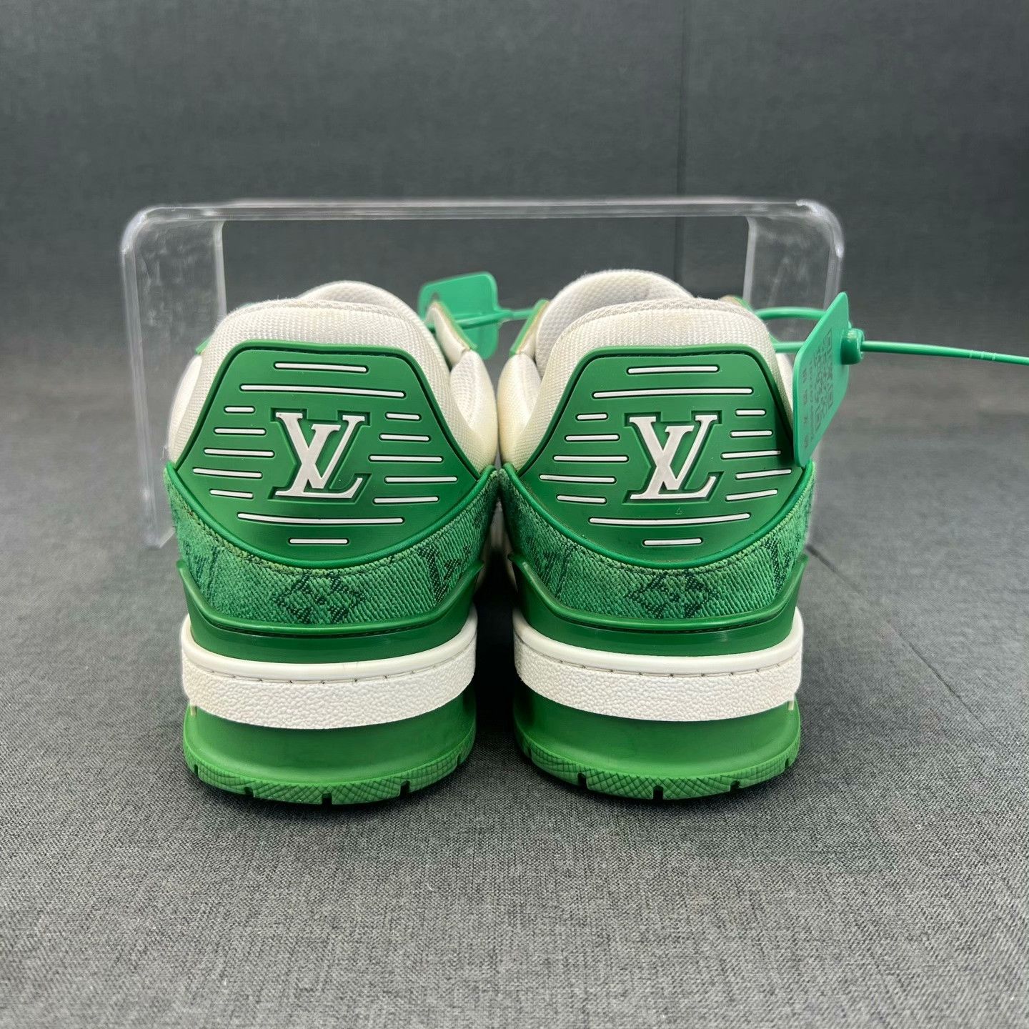 Louis Vuitton Louis Vuitton Training Denim Green Lowtop Sneakers 41 Men Size US 8.5 / EU 41-42 - 5 Thumbnail
