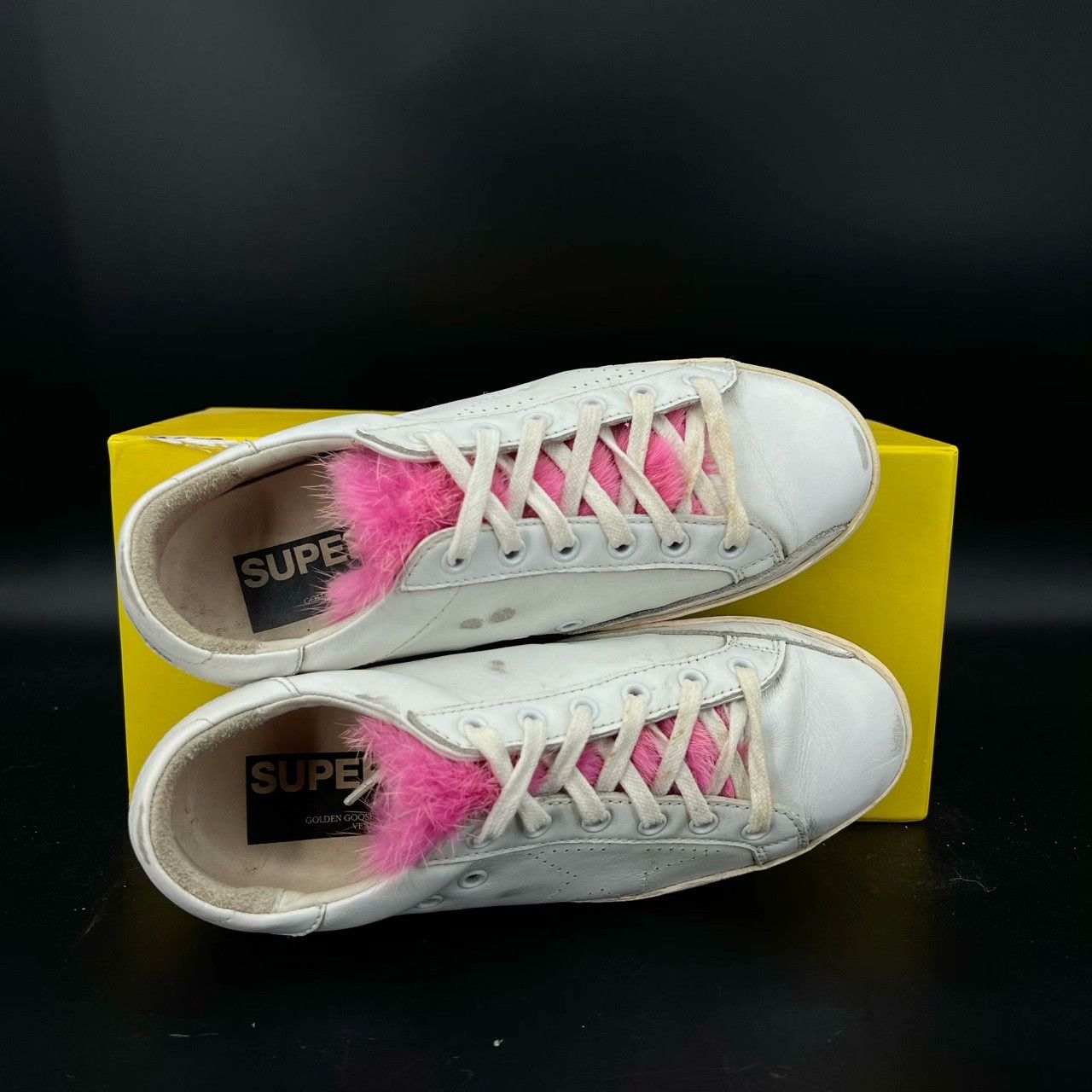 Golden Goose Golden Goose Distressed Pink Lowtop Sneakers 37 Women Size US 6.5 / IT 36.5 - 6 Thumbnail