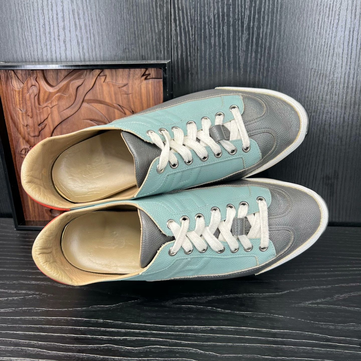 Hermes Hermes Casual White Lowtop Sneakers 41 Men Size US 8.5 / EU 41-42 - 2 Thumbnail