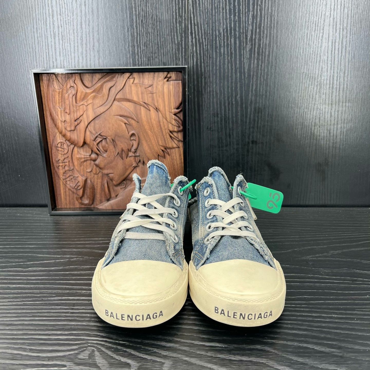 Balenciaga Balenciaga Denim Blue Lowtop Sneakers 37 Women Size US 6.5 / IT 36.5 - 4 Thumbnail