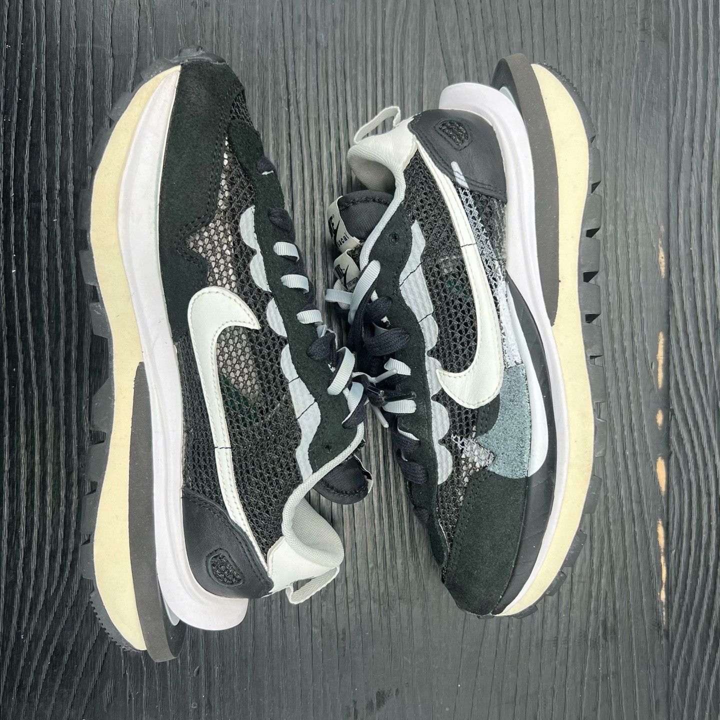 Sacai Sacai Black Lowtop Sneakers 39 Men Size US 6.5 / EU 39-40 - 2 Thumbnail