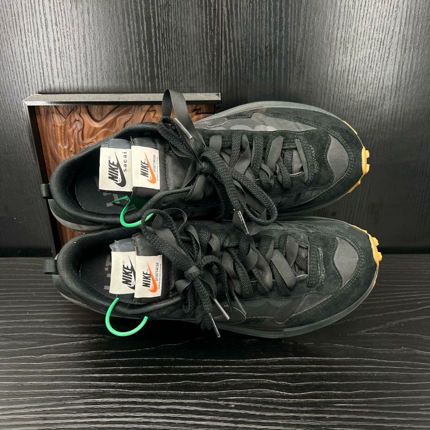 Sacai Sacai Black Lowtop Sneakers 44.5 Men Size US 11 / EU 44 - 8 Thumbnail