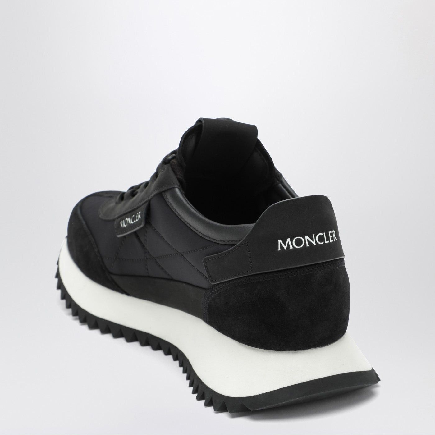 Moncler Moncler Pacey2 Sneakers In Black Suede And Nubuck Size US 6 / IT 36 - 2 Thumbnail