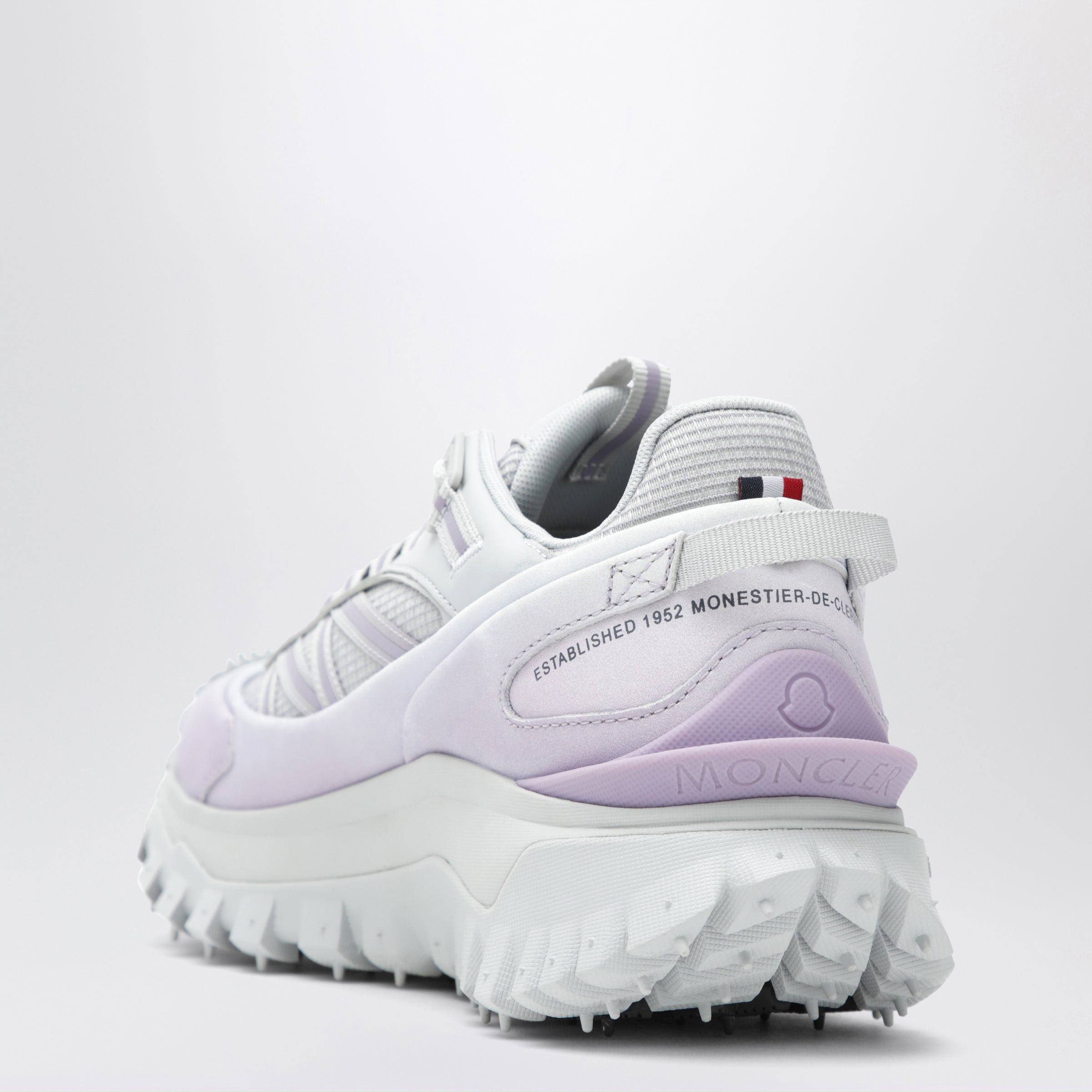 Moncler Moncler Trailgrip Gtx Sneakers In White And Lilac Size US 8.5 / IT 38.5 - 2 Thumbnail