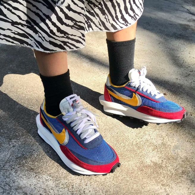 Nike Nike SACAI Blue Lowtop Sneakers 44 Men Size US 10.5 / EU 43-44 - 8 Thumbnail
