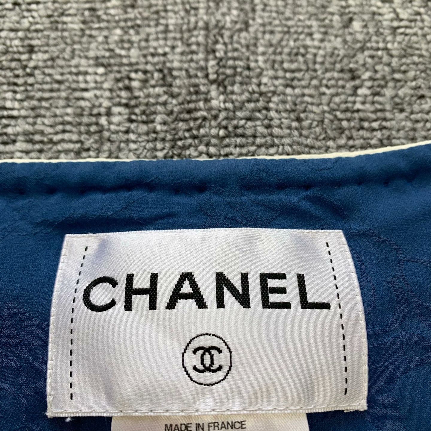 Chanel Chanel Cropped Blue Jacket 36 Women Size S / US 4 / IT 40 - 4 Thumbnail