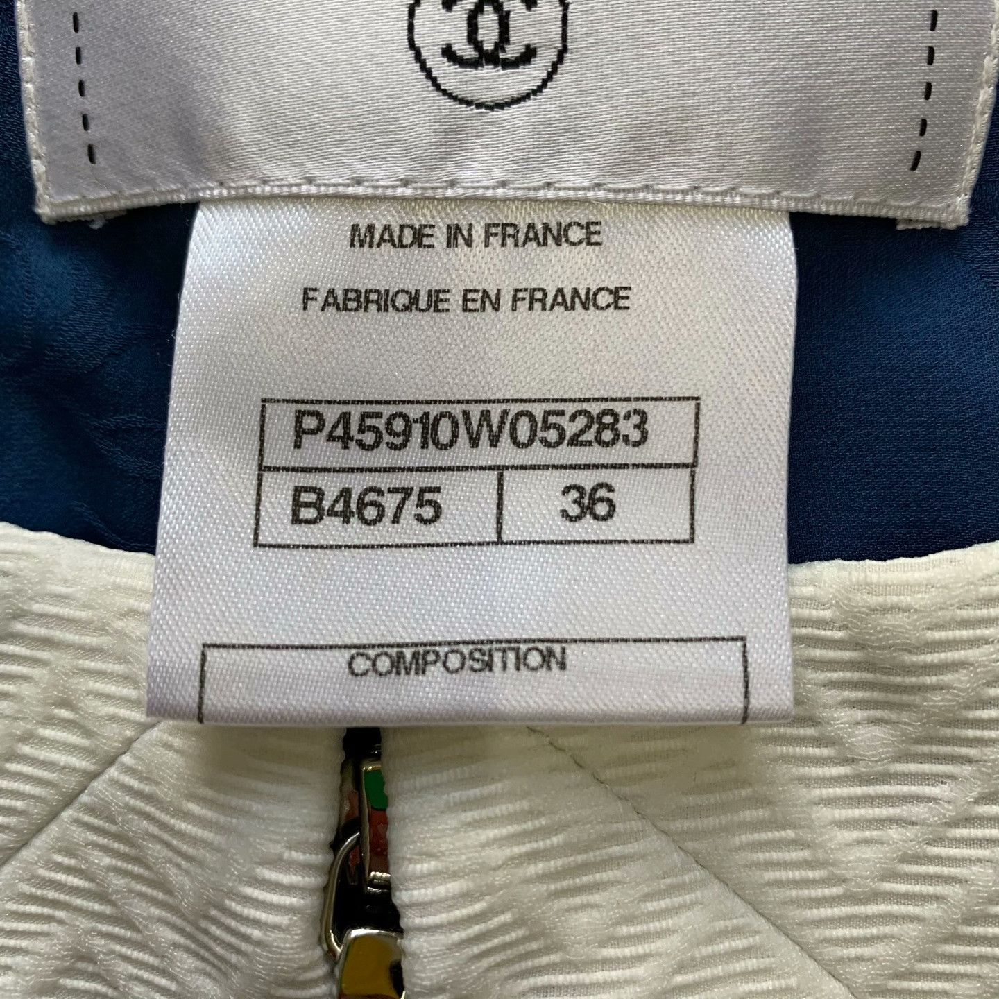 Chanel Chanel Cropped Blue Jacket 36 Women Size S / US 4 / IT 40 - 5 Thumbnail