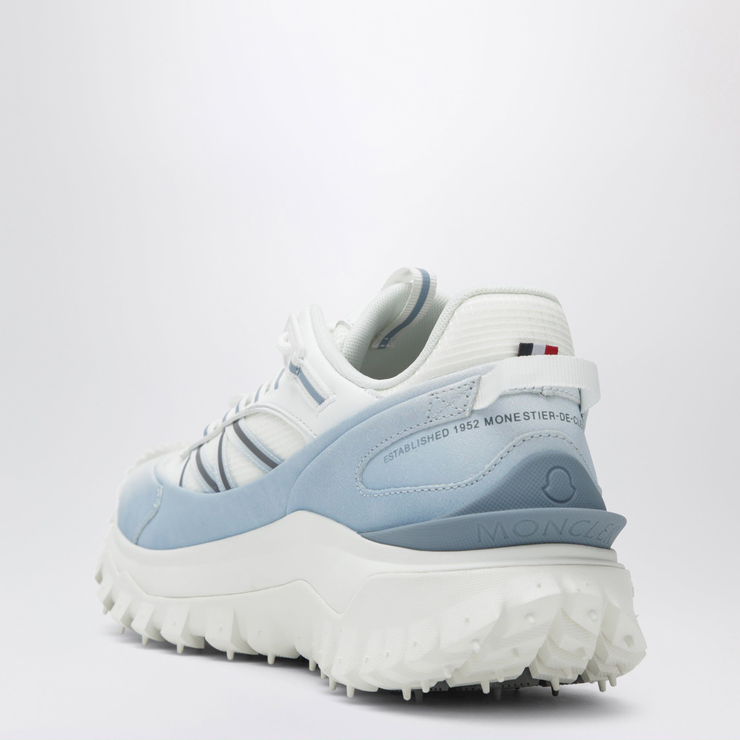 Moncler Moncler Trailgrip Sneakers White/Light Blue With Vibramâ® Megagrip Sole Size US 8.5 / EU 41-42 - 2 Thumbnail