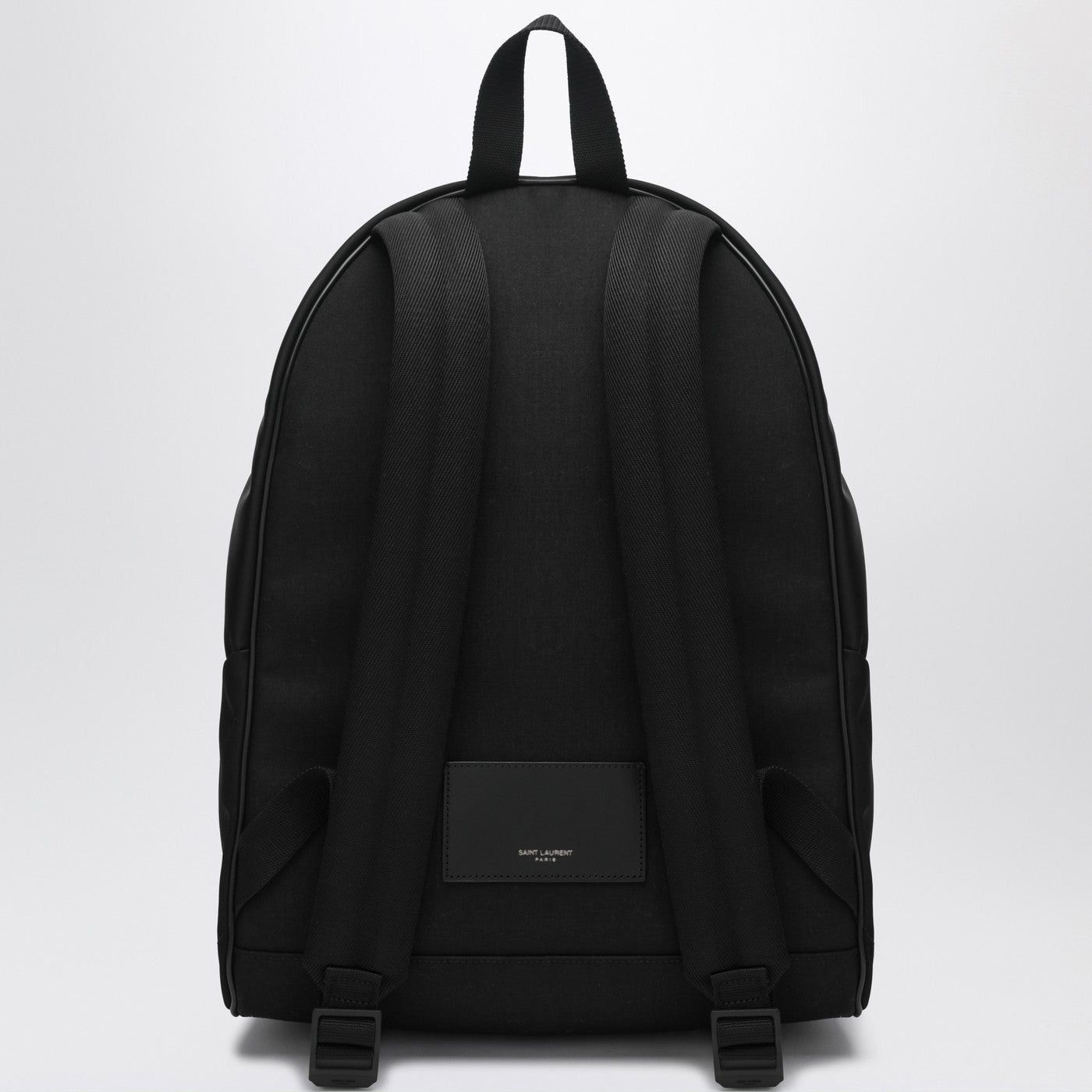 Saint Laurent Paris Saint Laurent Black Leather And Nylon Backpack Size ONE SIZE - 2 Thumbnail