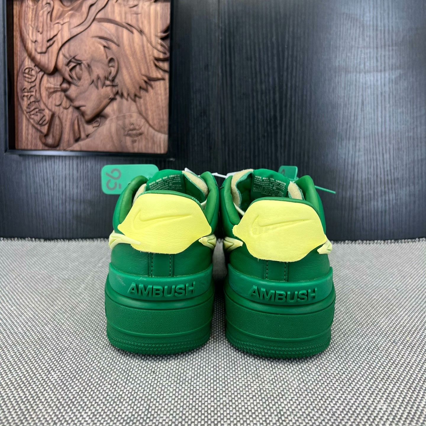 Nike Ambush AF1 Green Lowtop Sneakers 43 Men Size US 10 / EU 43 - 5 Thumbnail