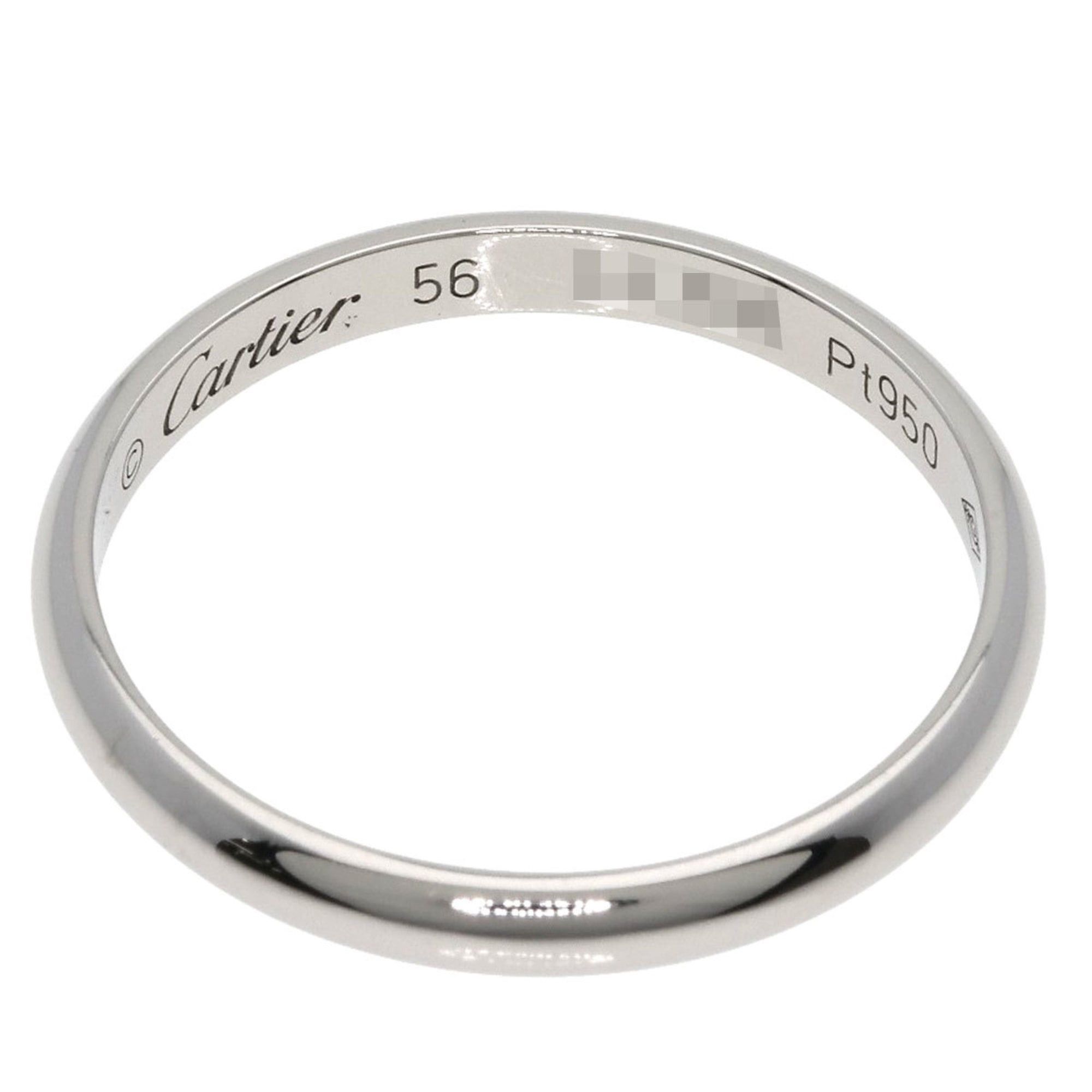 Cartier Cartier Wedding Ring #56, Platinum PT950, Women's, CARTIER Size ONE SIZE - 4 Thumbnail