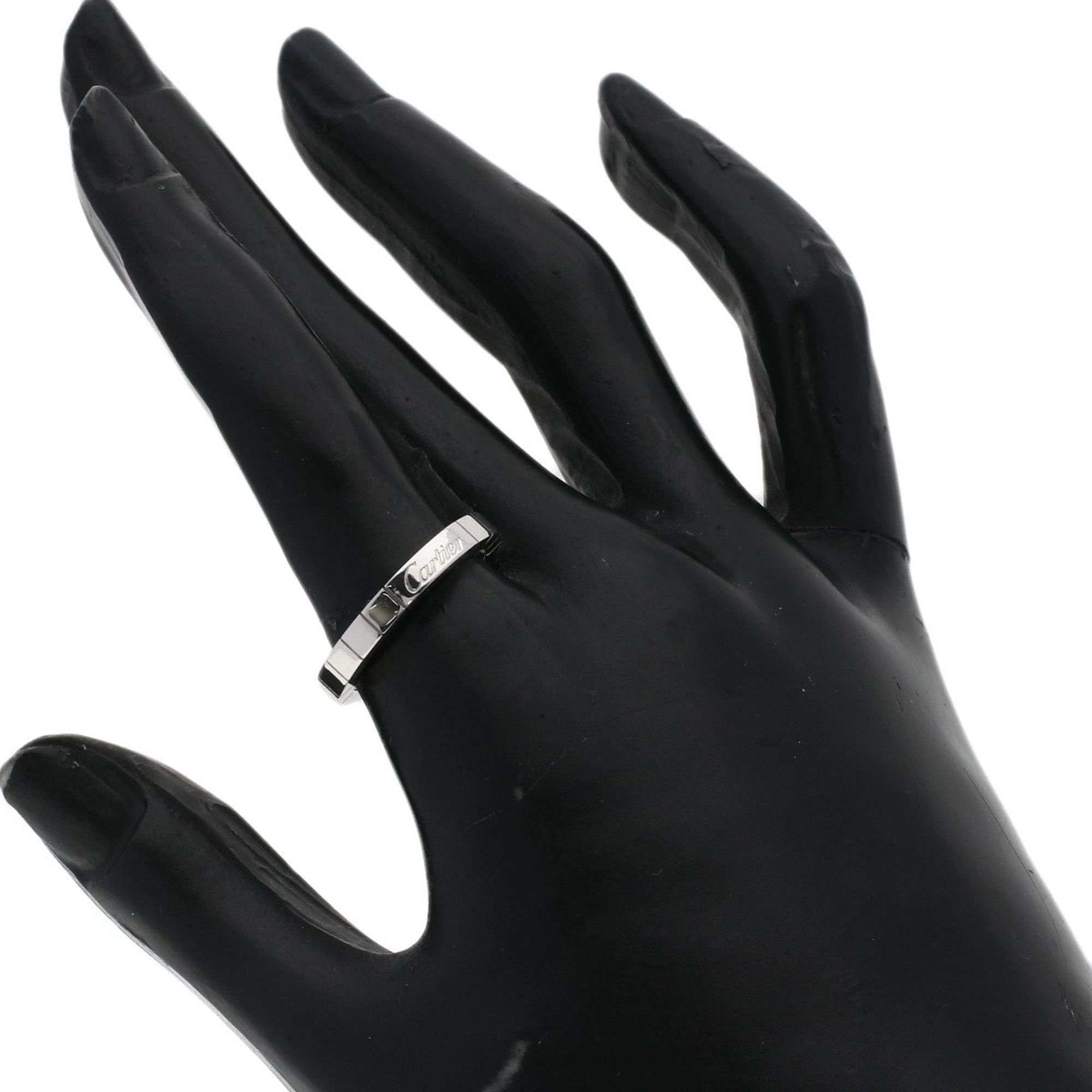 Cartier Cartier Lanieres #54 Ring, 18K White Gold, Women's, CARTIER Size ONE SIZE - 5 Thumbnail
