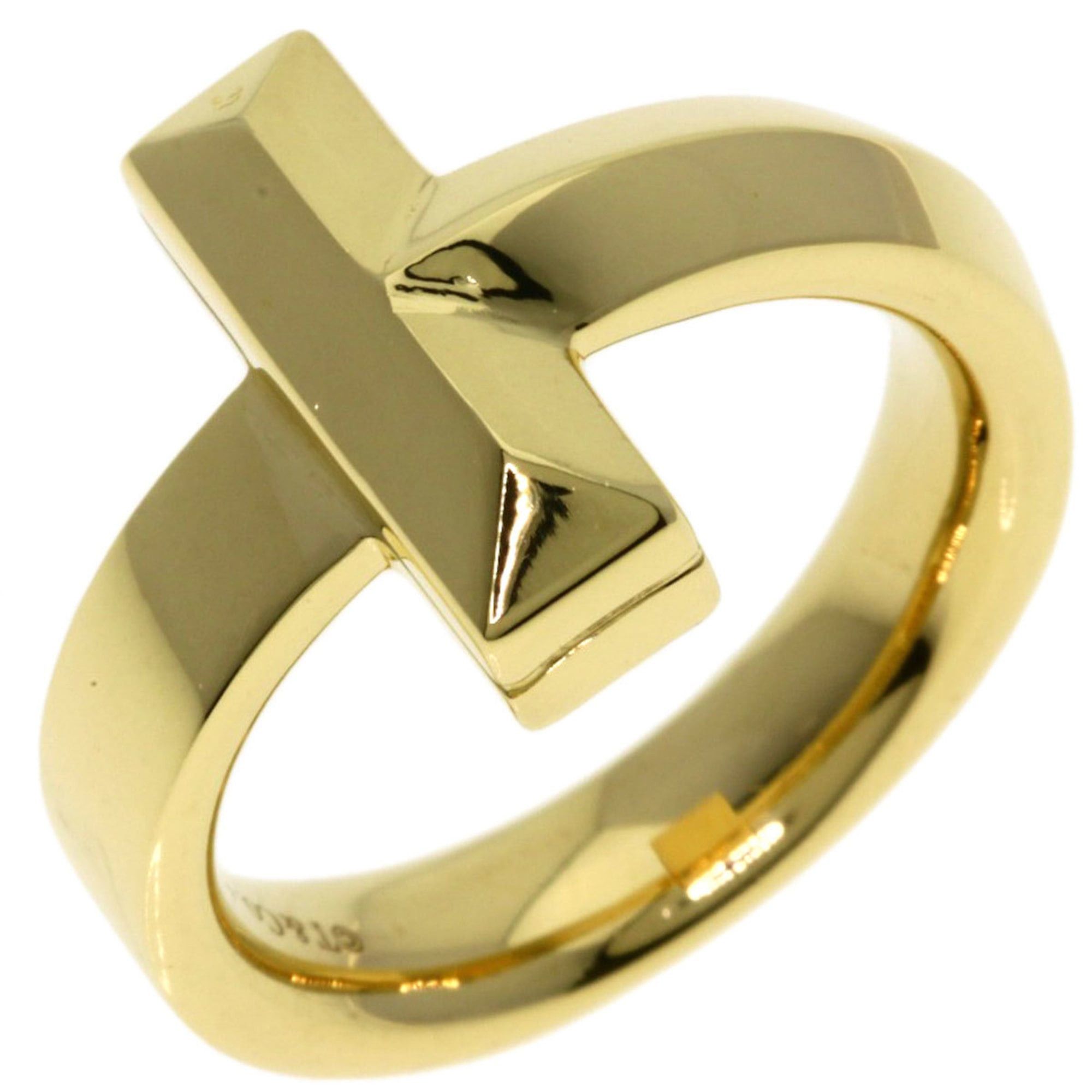 Tiffany & Co. Tiffany & Co. T One Ring, 18K Yellow Gold, Women's Ring Size ONE SIZE - 2 Thumbnail