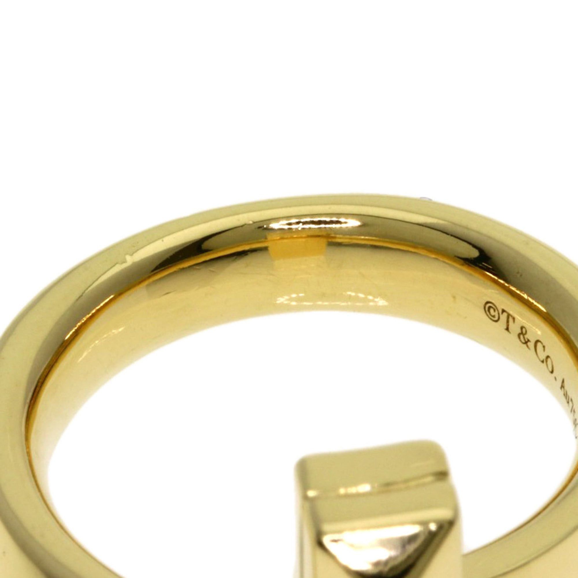 Tiffany & Co. Tiffany & Co. T One Ring, 18K Yellow Gold, Women's Ring Size ONE SIZE - 7 Thumbnail