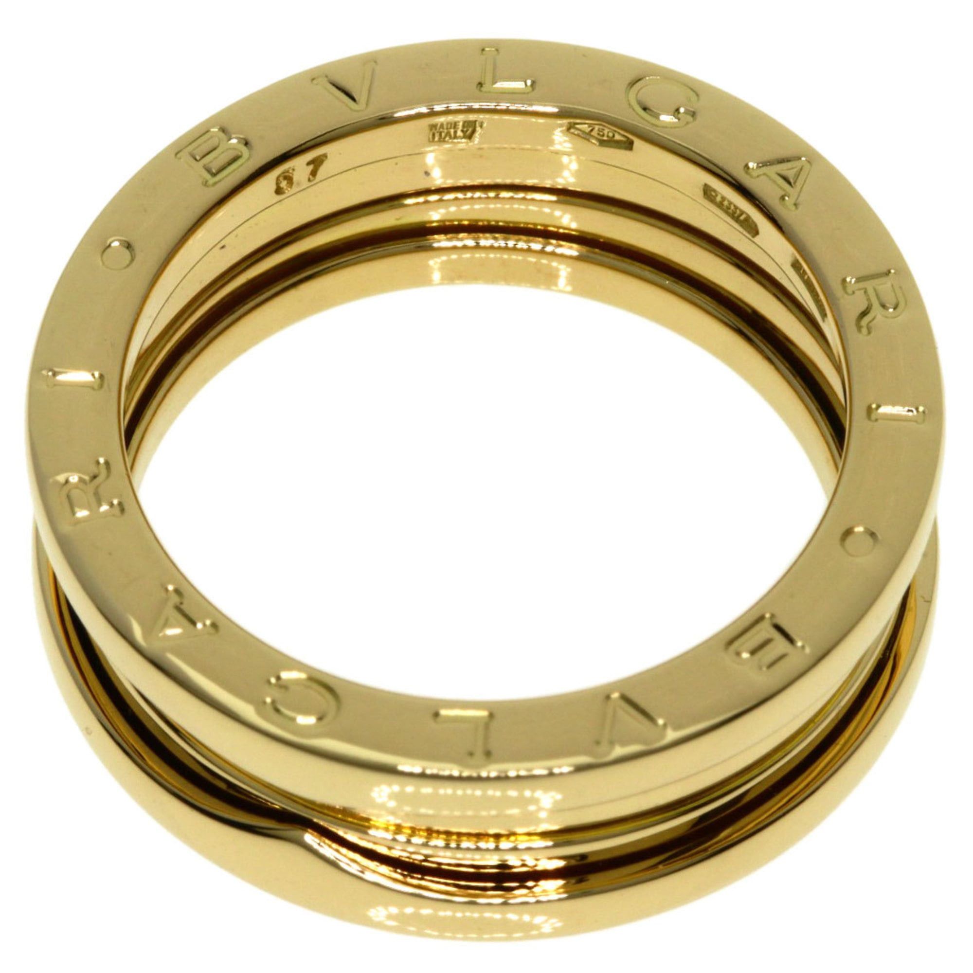 Bvlgari BVLGARI B-zero1 2-band ring #57, 18K yellow gold, women's. Size ONE SIZE - 4 Thumbnail