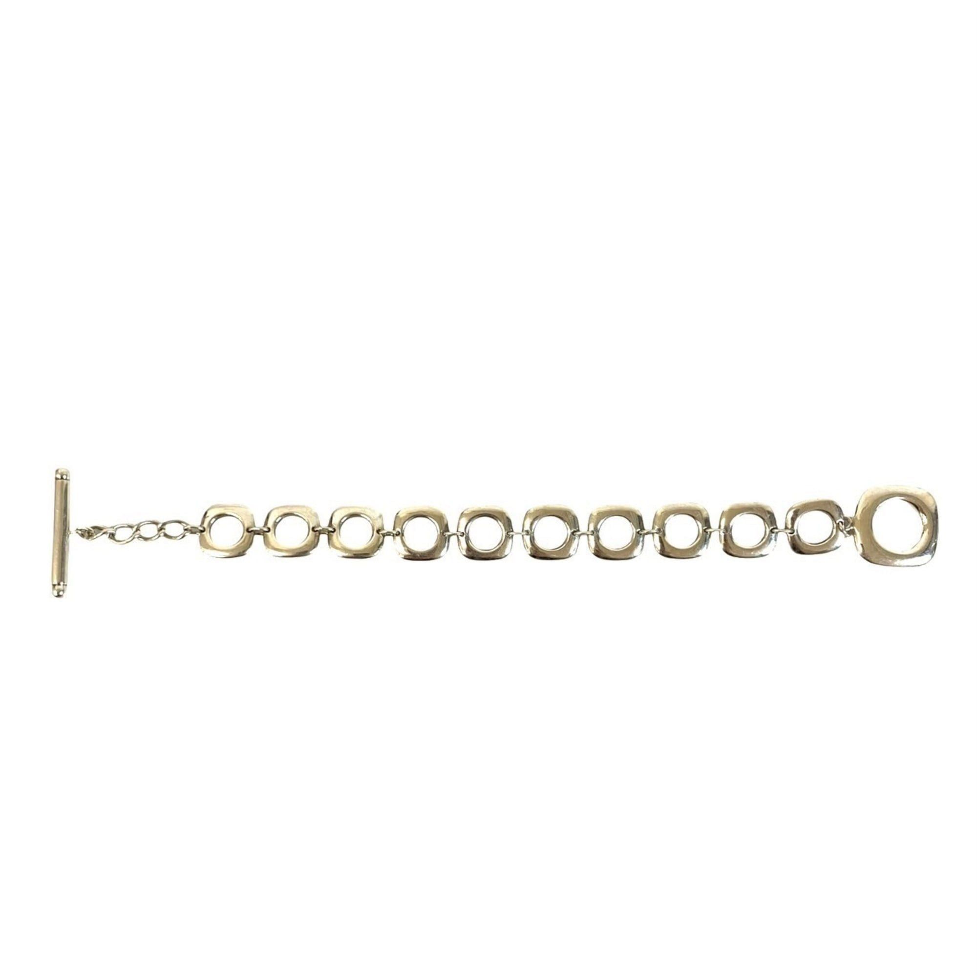 Tiffany & Co. TIFFANY&Co. Tiffany Square Cushion Link Bracelet, Sterling Silver 925 Chain, Silver, Item No. 69887 Size ONE SIZE - 6 Thumbnail
