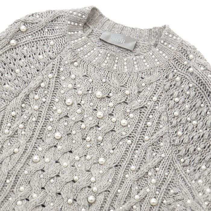 Dior Dior Dior Wool Cashmere Knitwear Textile Tops DUTY FREE for USA Size ONE SIZE - 2 Thumbnail