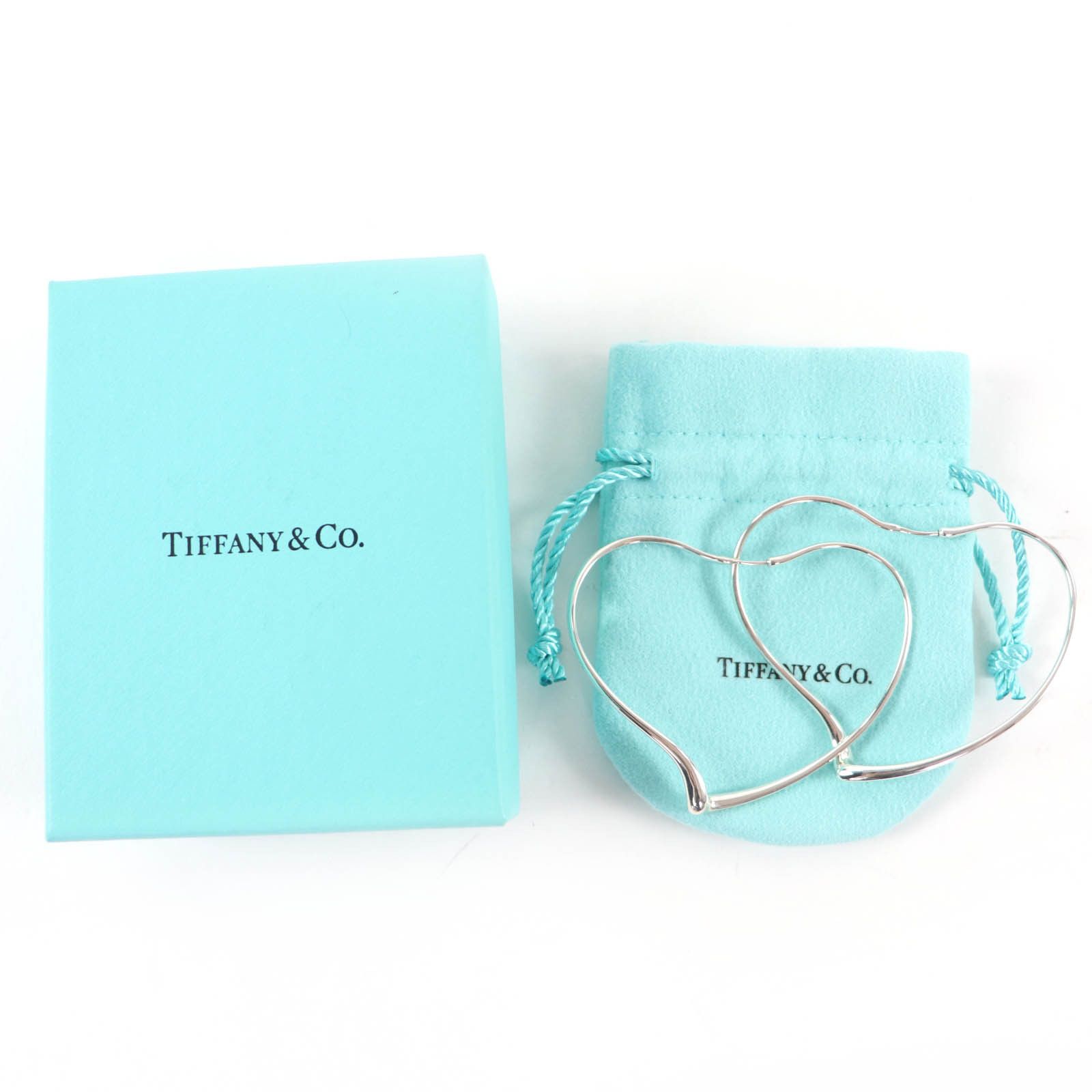 Tiffany & Co. Tiffany & Co. Tiffany & Co. Open Heart AG925 Large Earrings Precious Metal Earrings DUTY FREE for USA Size ONE SIZE - 2 Thumbnail