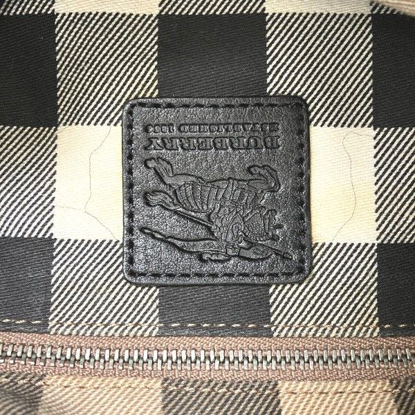 Burberry Burberry Burberry ESTABLISHED1856 Canvas Leather Tote Bag Leather Tote Bag DUTY FREE for USA Size ONE SIZE - 4 Thumbnail