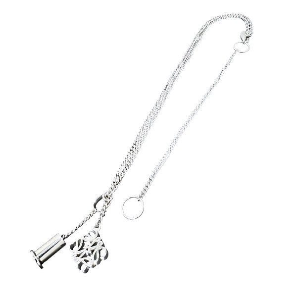 Loewe Loewe Loewe Anagram Personalization Necklace Metal Necklace DUTY FREE for USA Size ONE SIZE - 3 Thumbnail