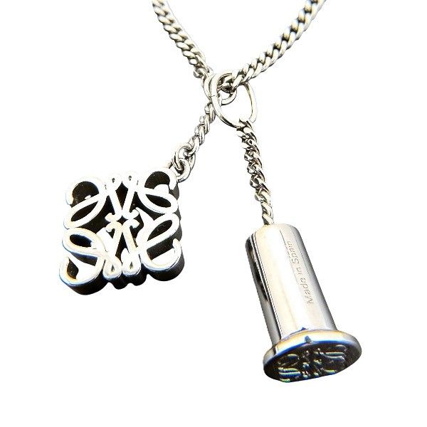 Loewe Loewe Loewe Anagram Personalization Necklace Metal Necklace DUTY FREE for USA Size ONE SIZE - 4 Thumbnail