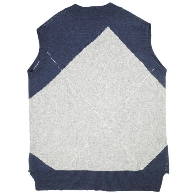 Other Other INSCRIRE Argyle vest Wool Vest Textile Tops I19AW-K24 DUTY FREE for USA Size ONE SIZE - 2 Thumbnail