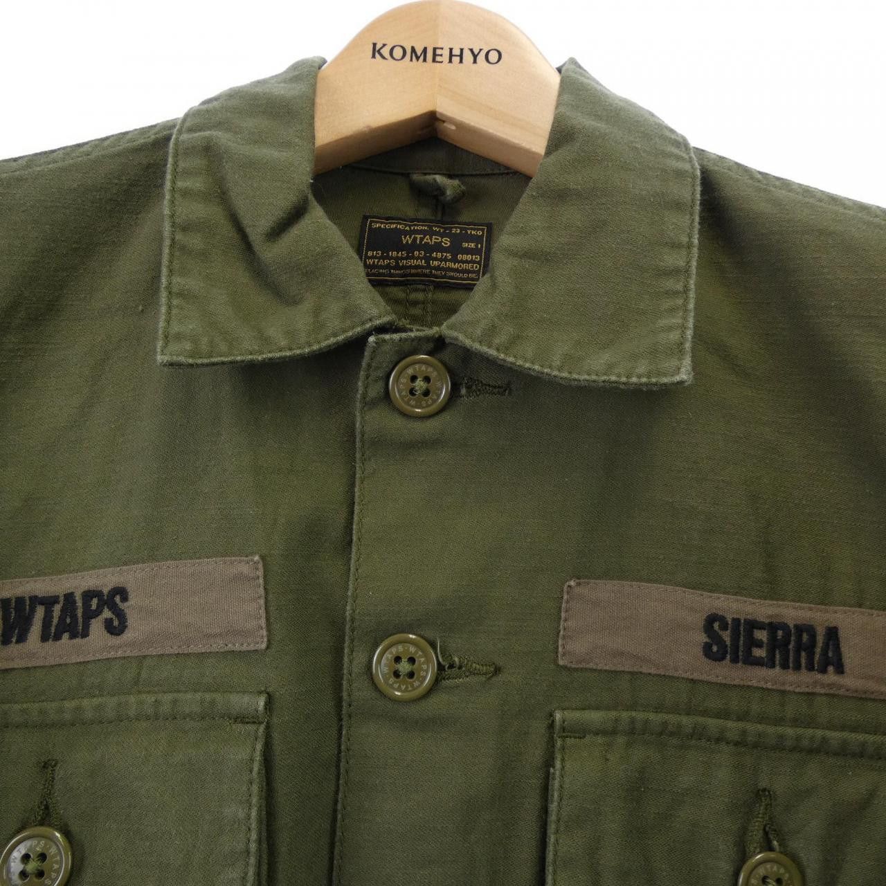 Wtaps WTAPS WTAPS Cotton Shirt Textile Dress Shirt 171WVDT-SHM01 DUTY FREE for USA Size ONE SIZE - 5 Thumbnail