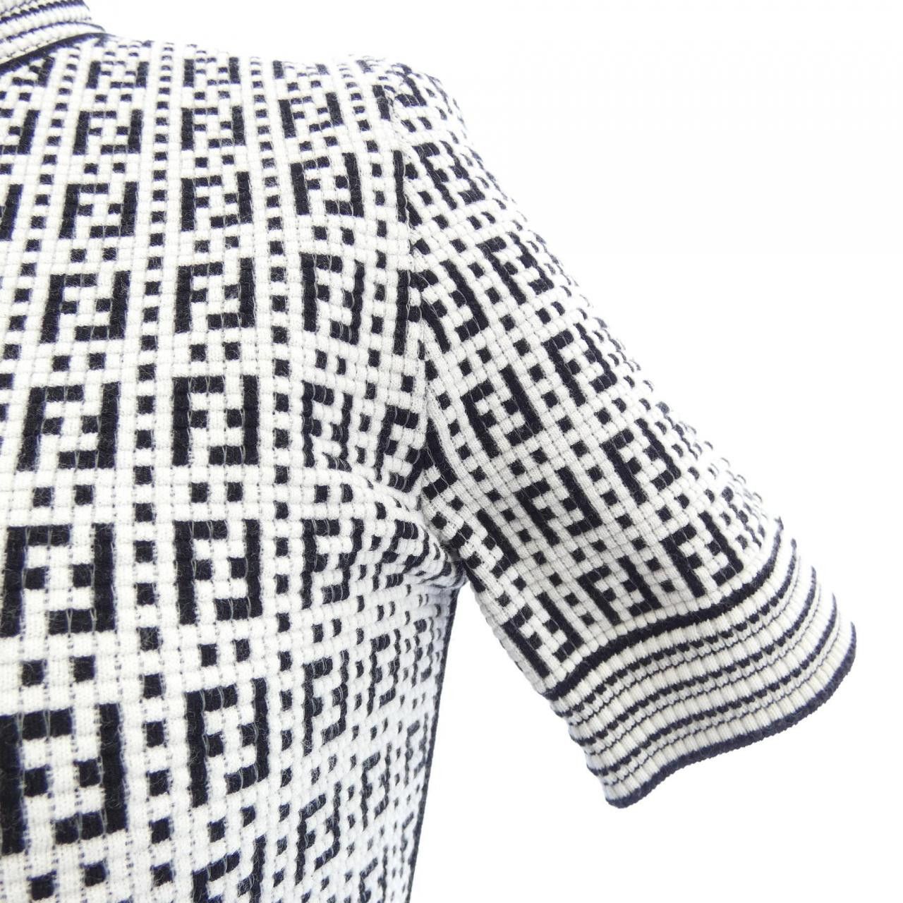 Fendi Fendi Fendi FF Motif Knit Textile Tops FZX649AF4U DUTY FREE for USA Size ONE SIZE - 7 Thumbnail
