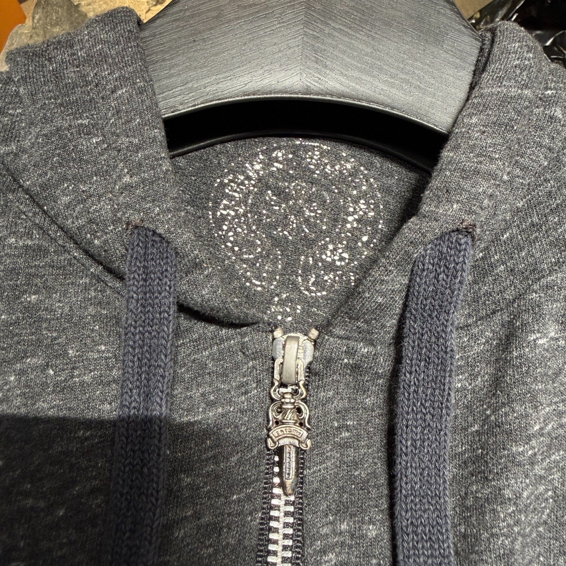Chrome Hearts Chrome Hearts Black Gray T-bar Zipper Jacket Size US XXL / EU 58 / 5 - 5 Thumbnail
