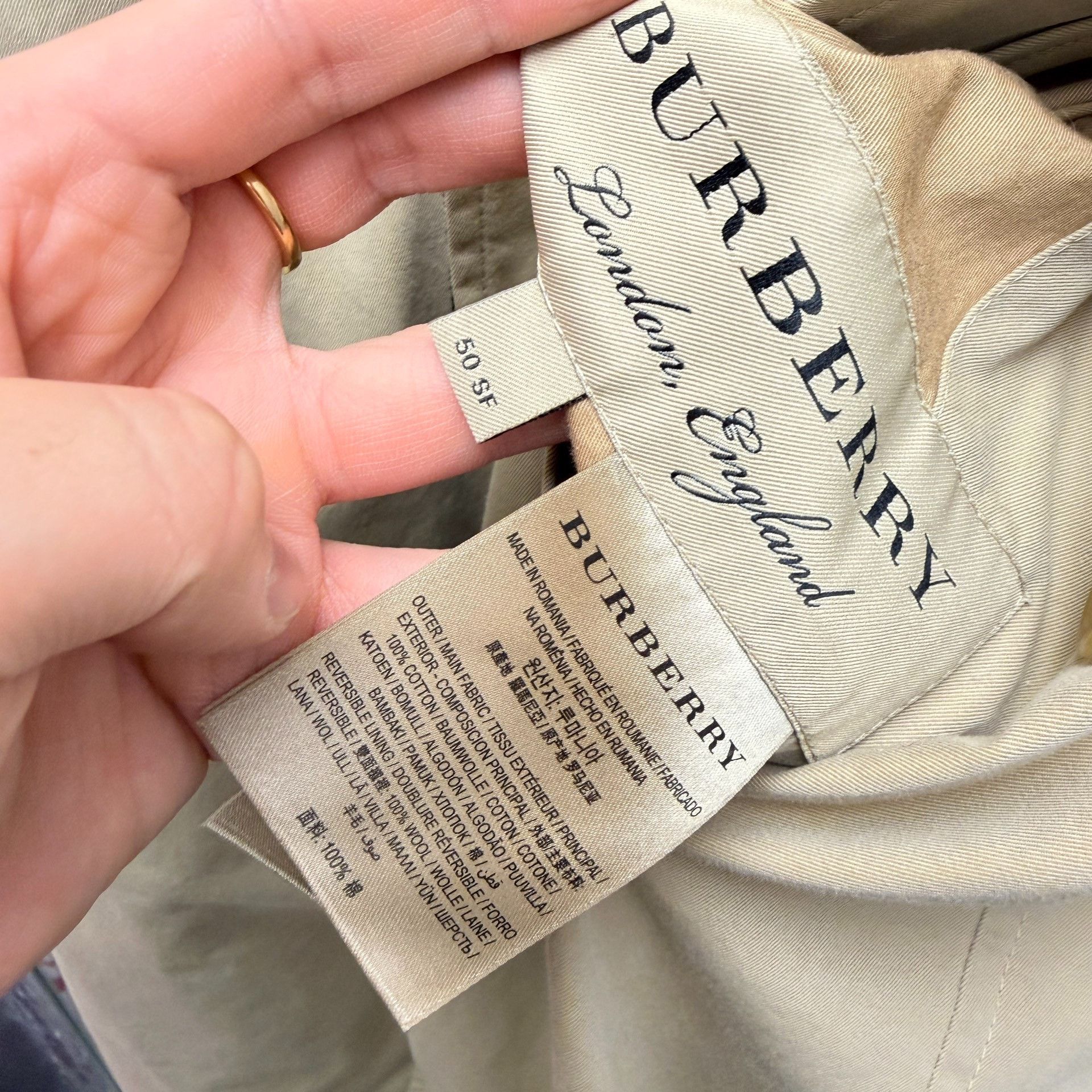 Burberry Burberry Classic Reversible Check Trench Coat Size US M / EU 48-50 / 2 - 7 Thumbnail