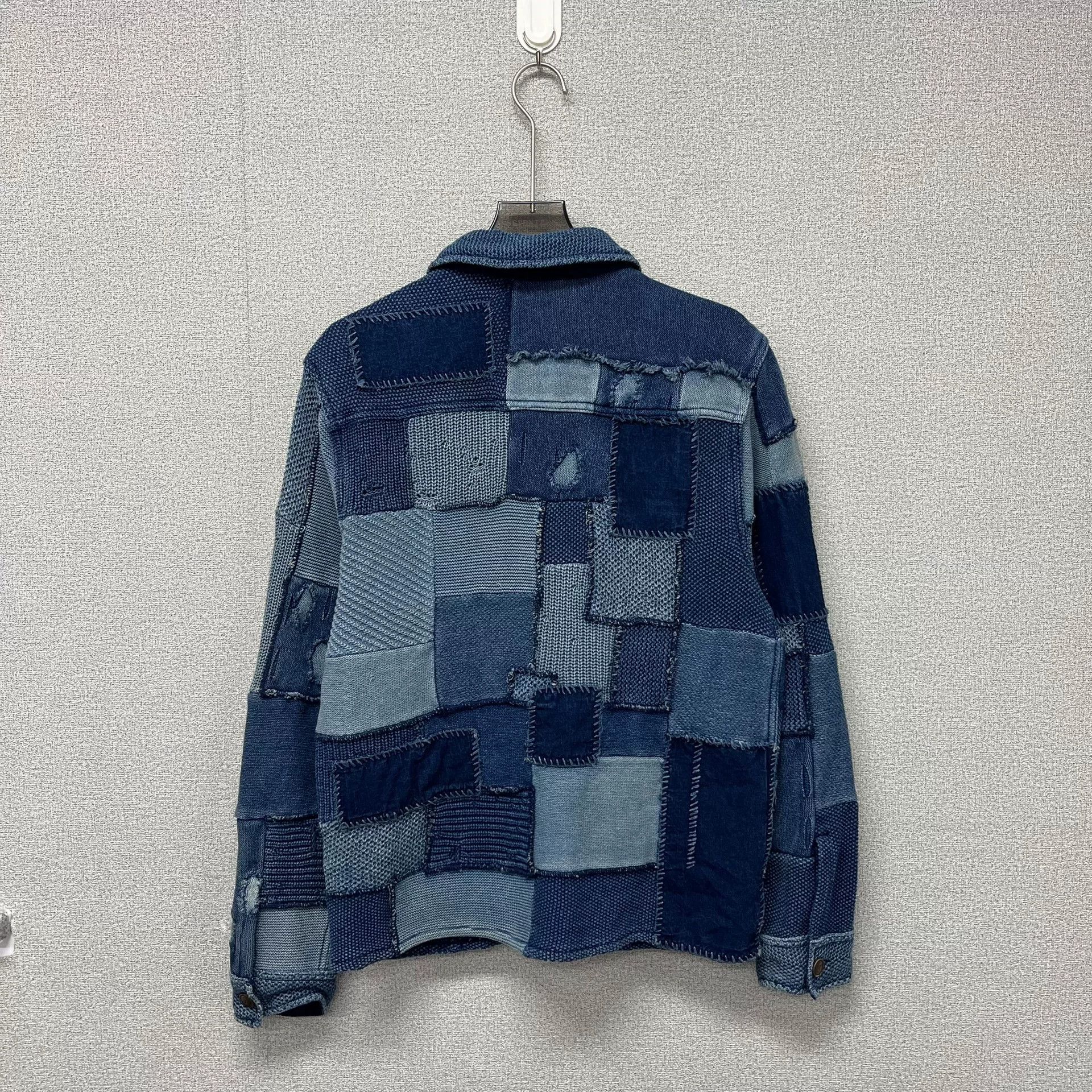RRL Ralph Lauren RRL Double RL Patchwork Cotton Linen Jacket Size US XL / EU 56 / 4 - 2 Thumbnail