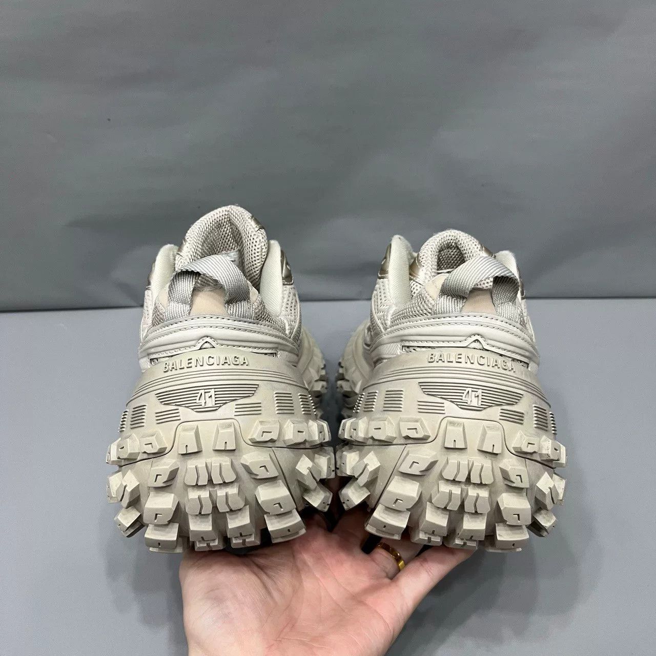 Balenciaga Balenciaga Distressed Tan Tire Shoes Size US 8 / EU 41 - 5 Thumbnail