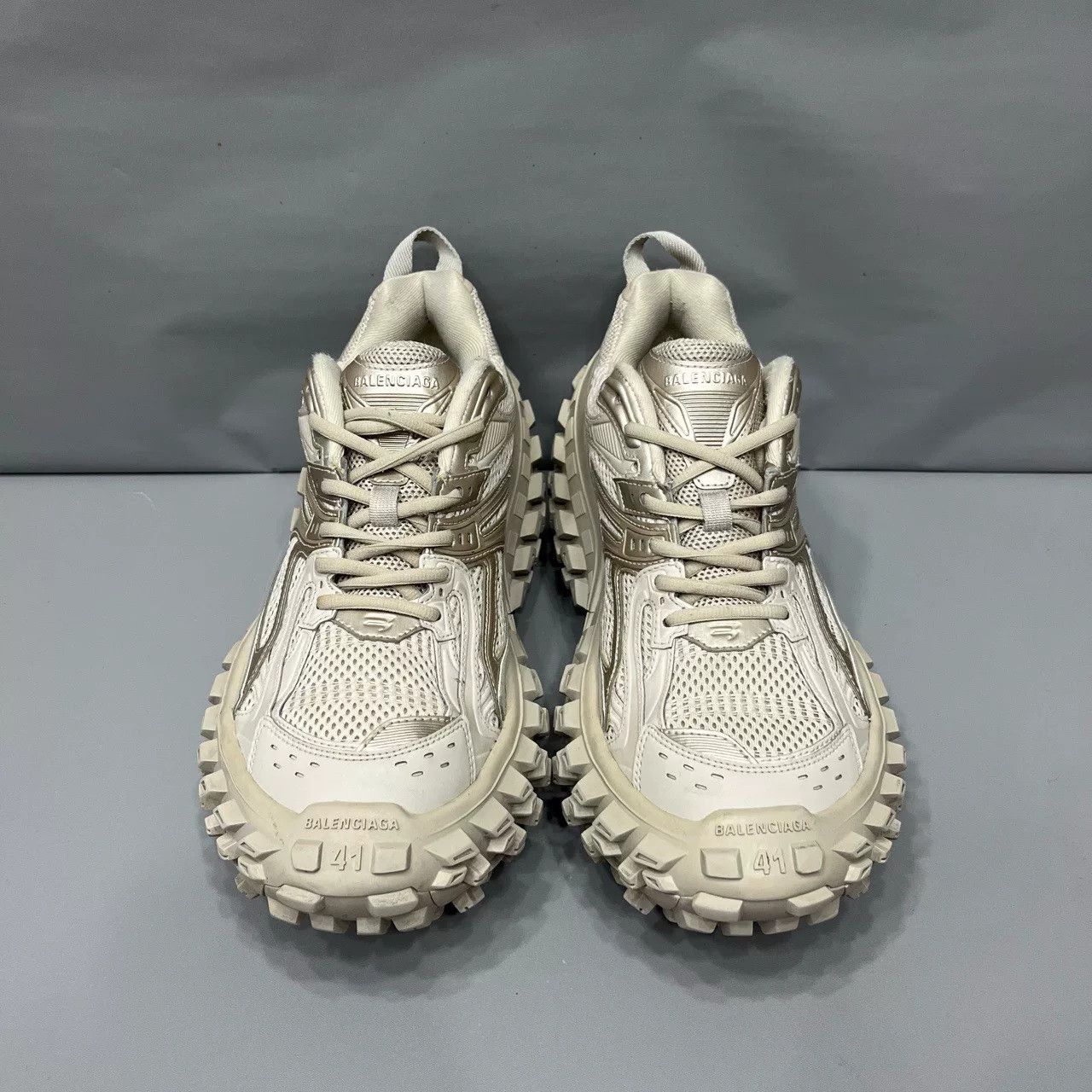 Balenciaga Balenciaga Distressed Tan Tire Shoes Size US 8 / EU 41 - 2 Thumbnail