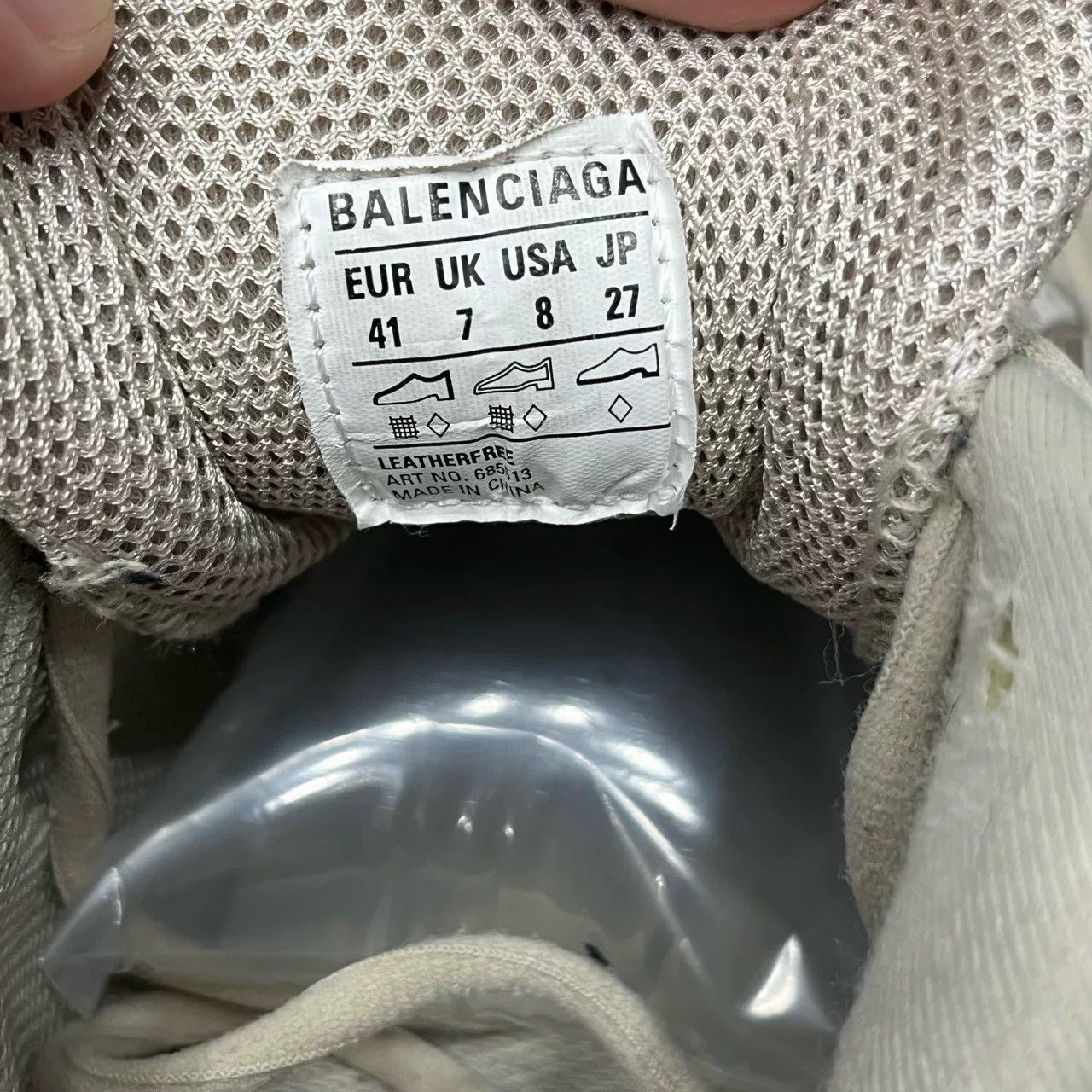 Balenciaga Balenciaga Distressed Tan Tire Shoes Size US 8 / EU 41 - 8 Thumbnail