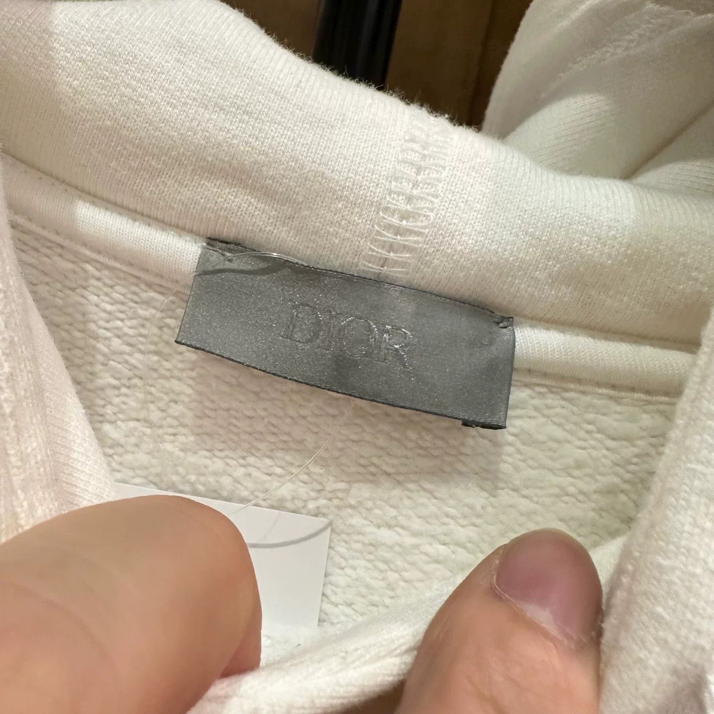 Dior Dior x Peter Doig Logo Embroidered White Hoodie Size US L / EU 52-54 / 3 - 4 Thumbnail